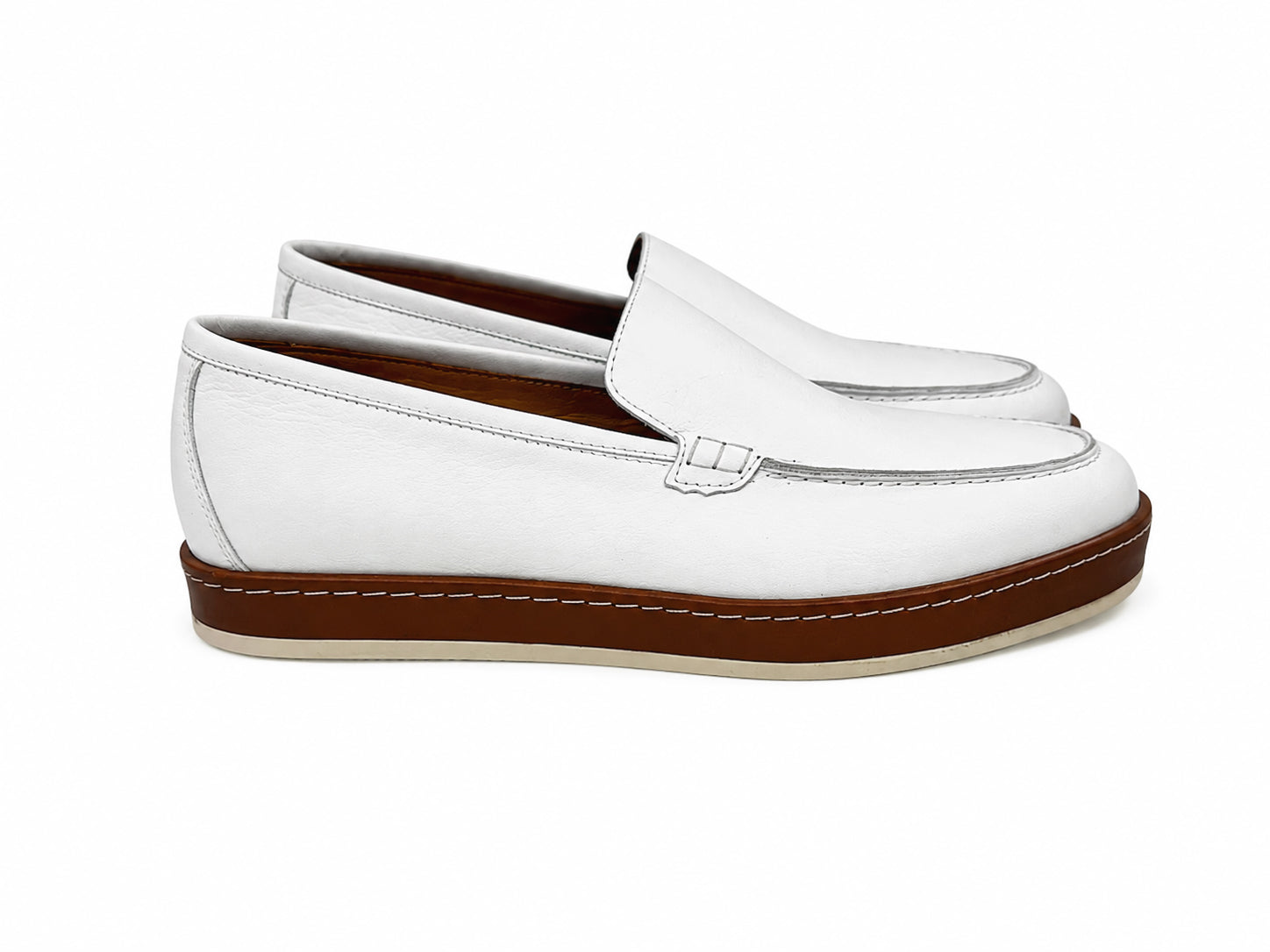 CU00037 -1267 Dress -Casual Loafer-White