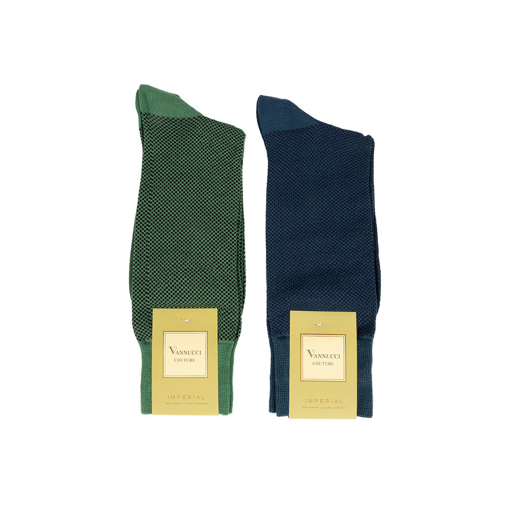 Vannucci Italian Fabric Socks V1444