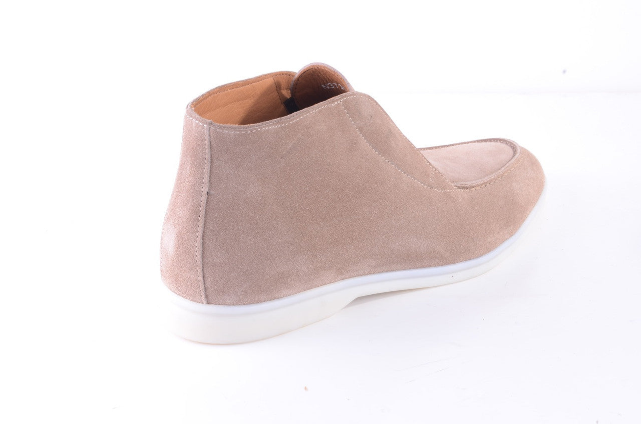 Pelle Line Spencer Suede half boot- Beige