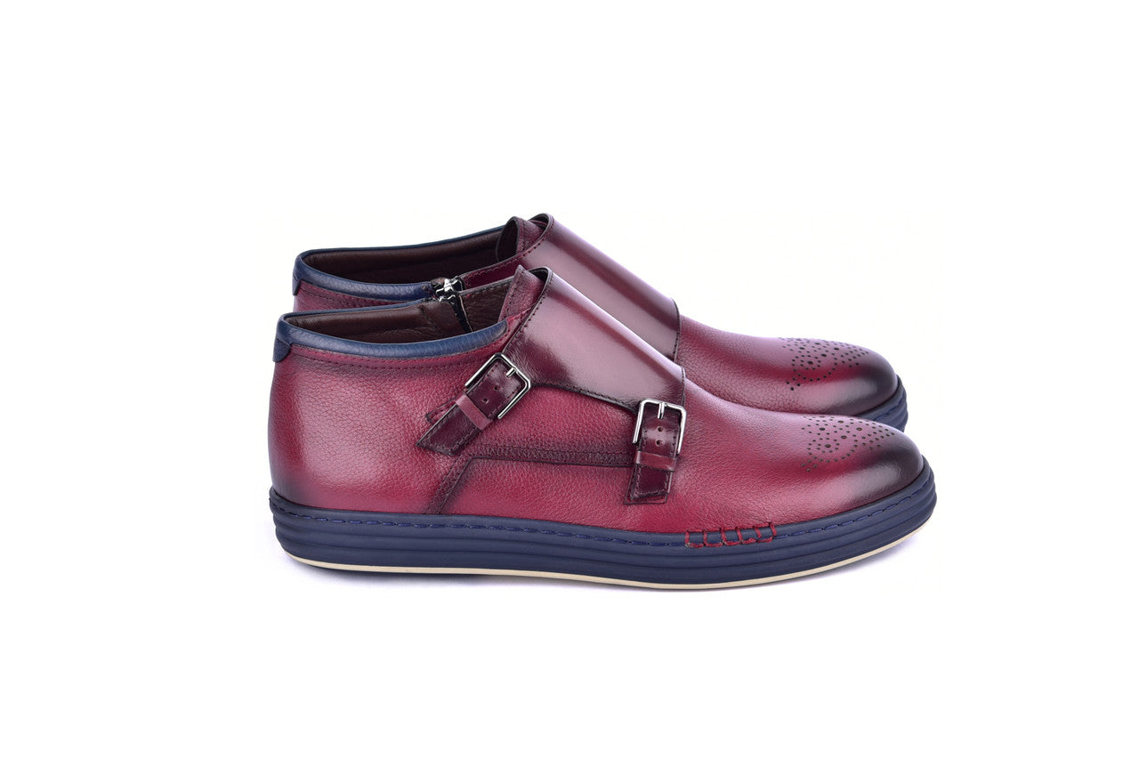 C21301-4302 Hightop Casual- Burgundy