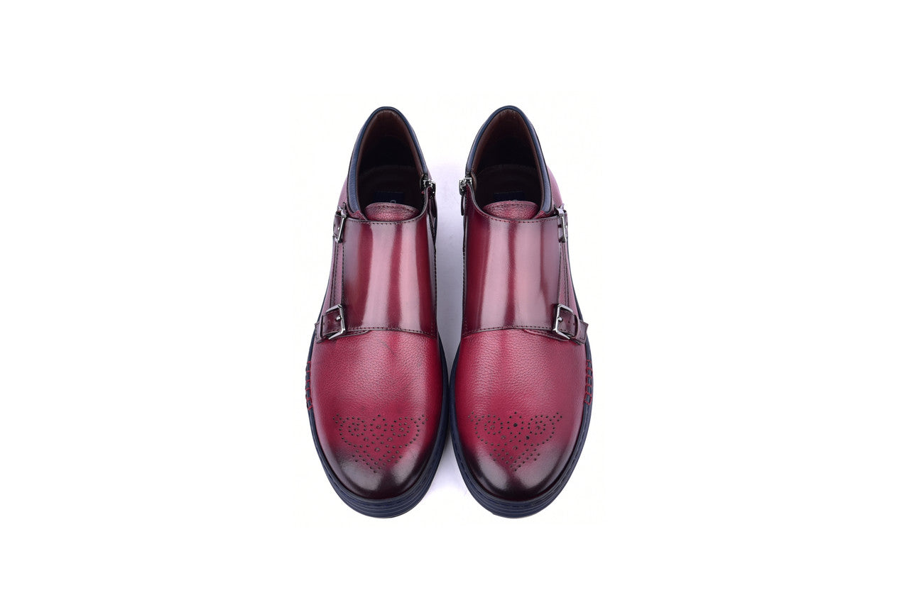 C21301-4302 Hightop Casual- Burgundy