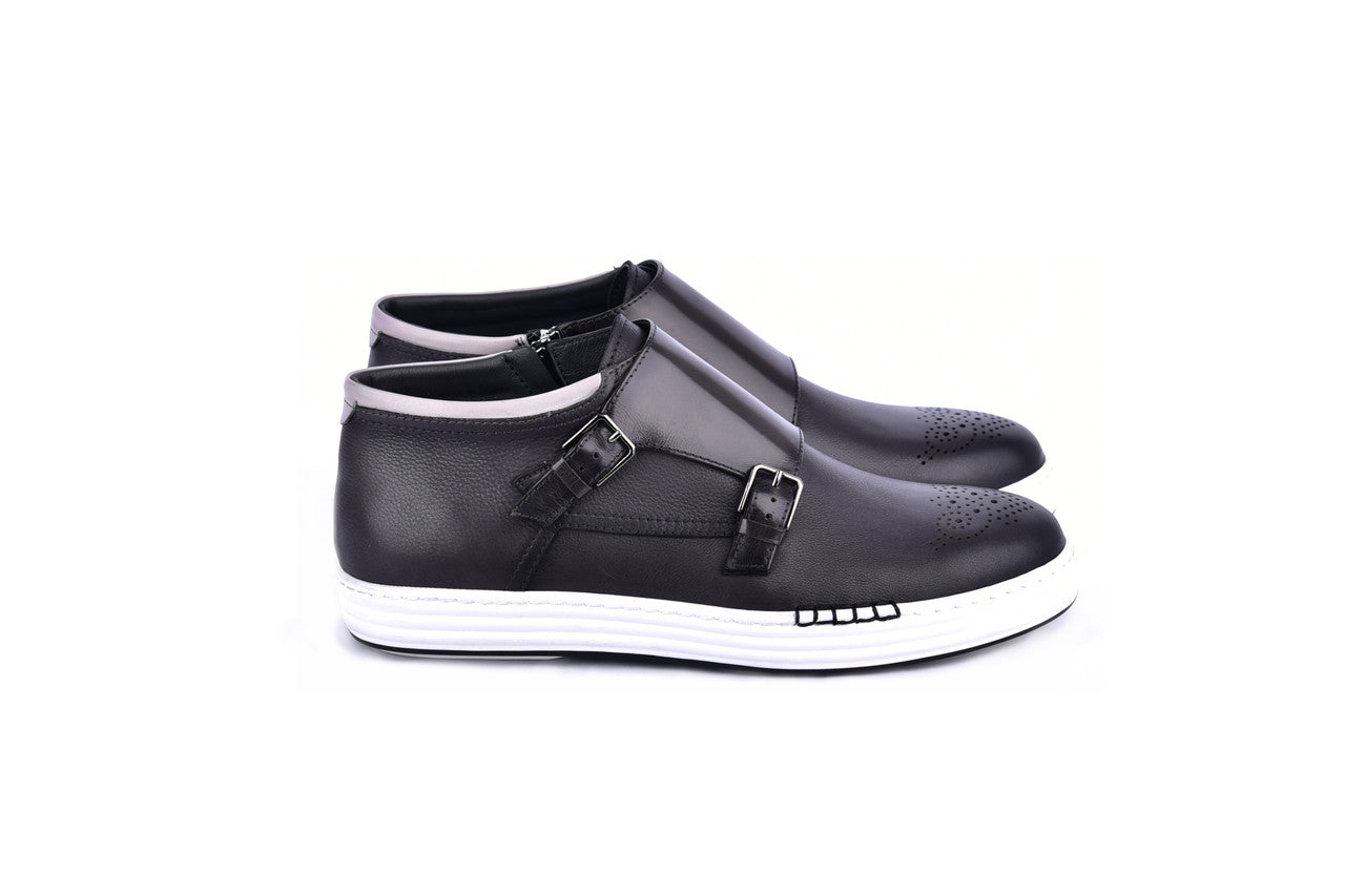 C213-4302 Hightop Casual- Grey
