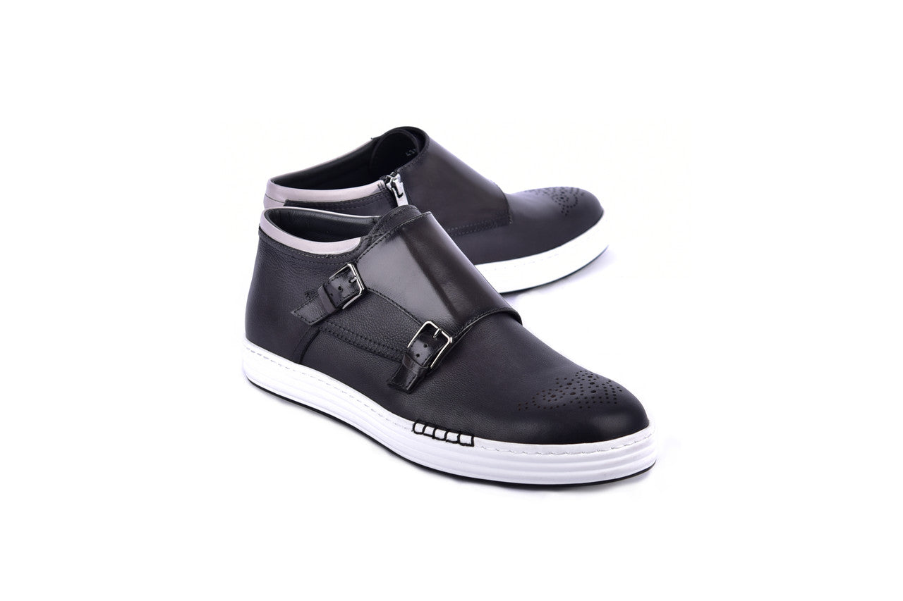 C213-4302 Hightop Casual- Grey