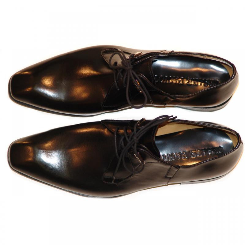 Cesare Paciotti 47401 Black Plain Toe Lace Up