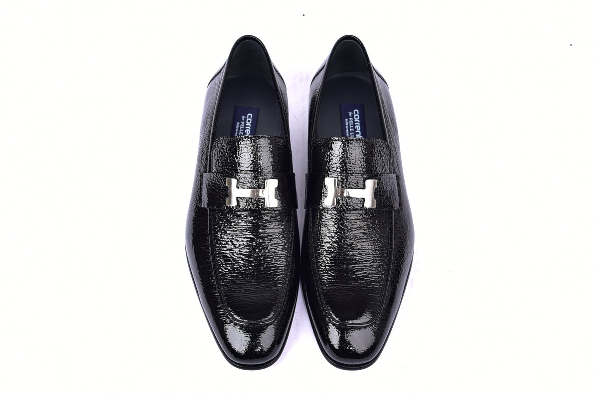 C01998-5760V H buckle Vita Calf Skin-Black