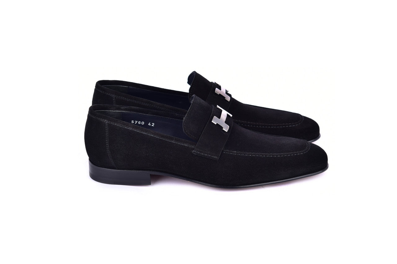 C2003-5760S H Buckle Suede-Black