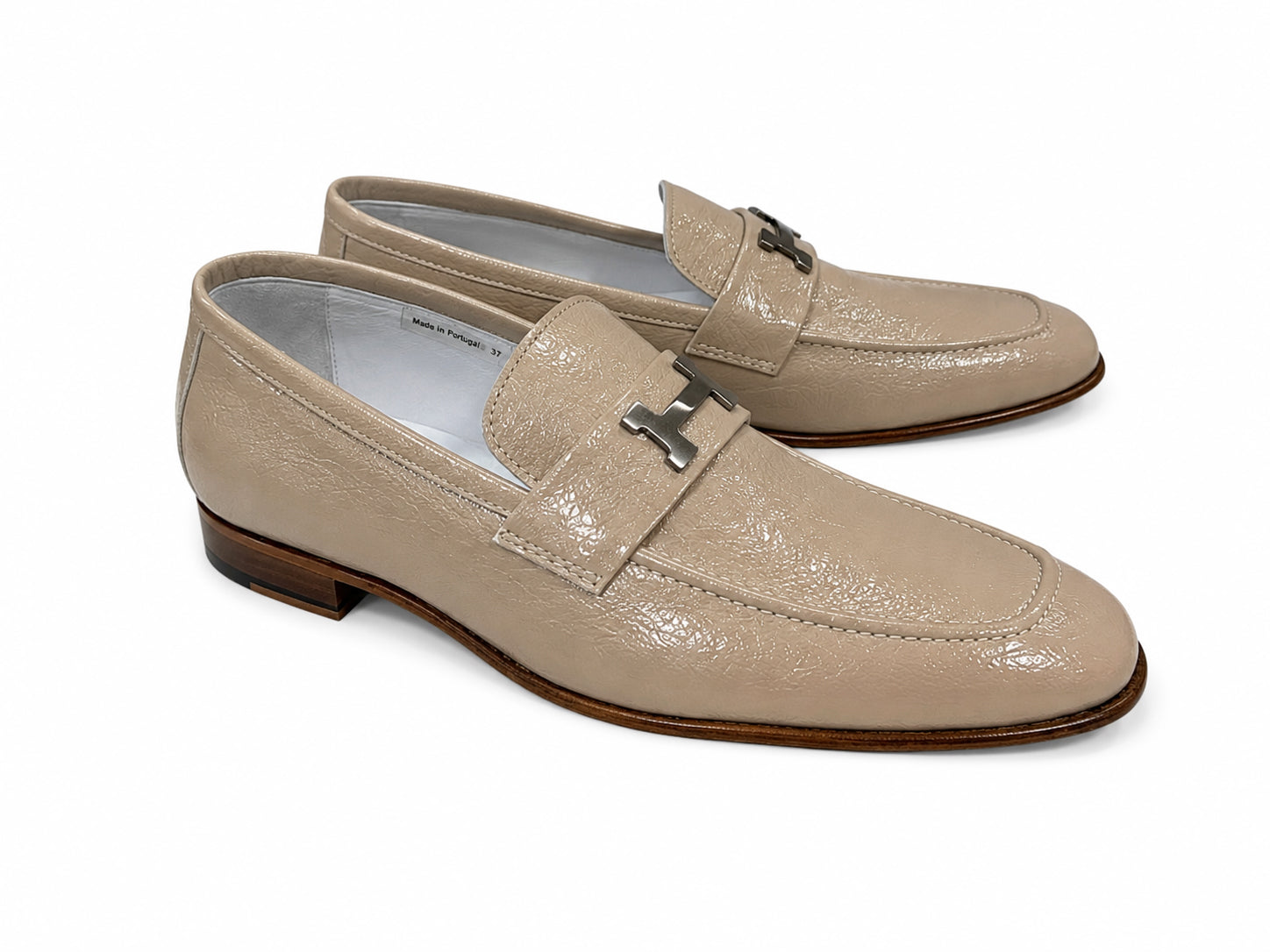 C02000-5760V H buckle Vita Calf Skin-Beige