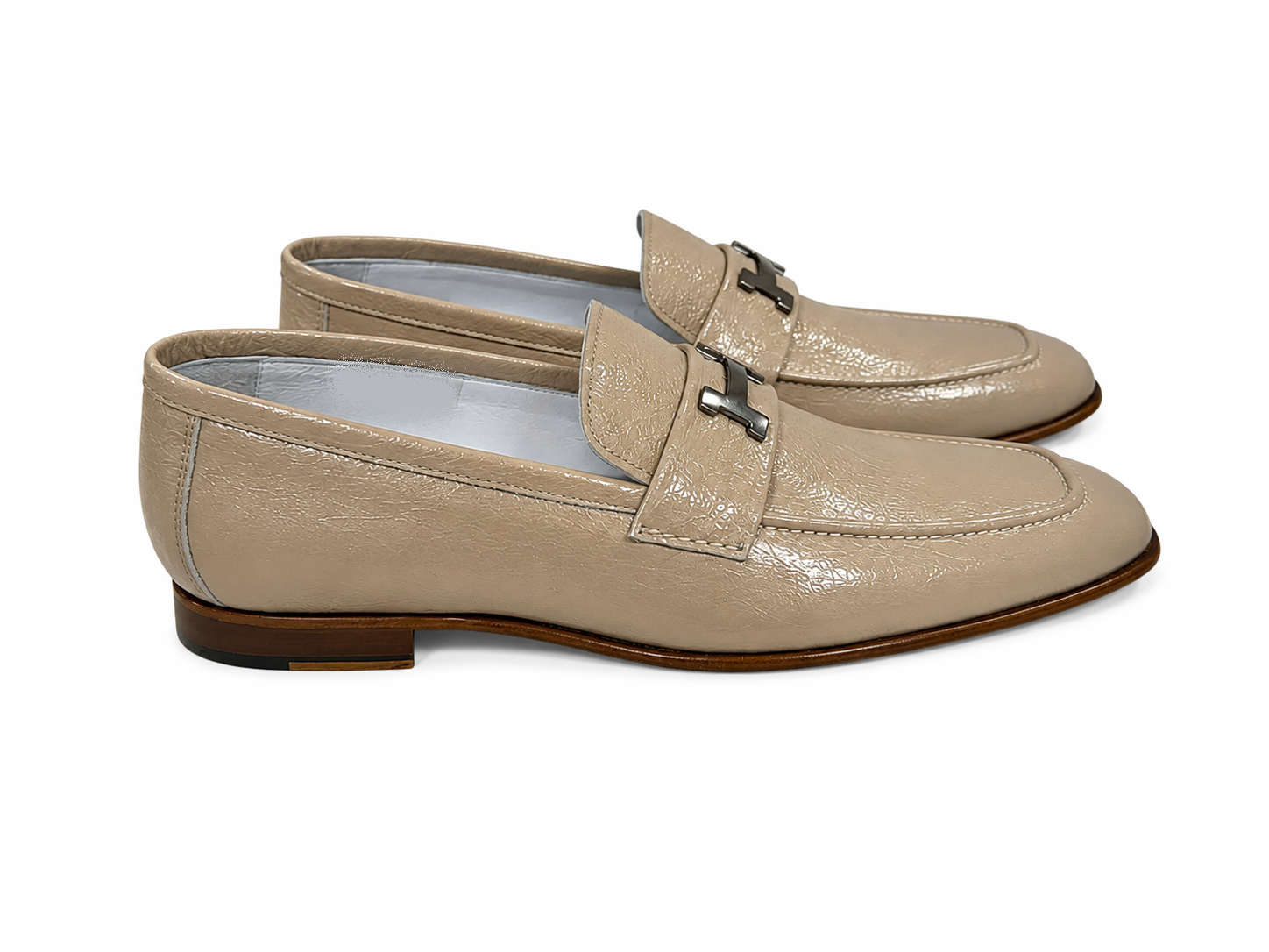 C02000-5760V H buckle Vita Calf Skin-Beige
