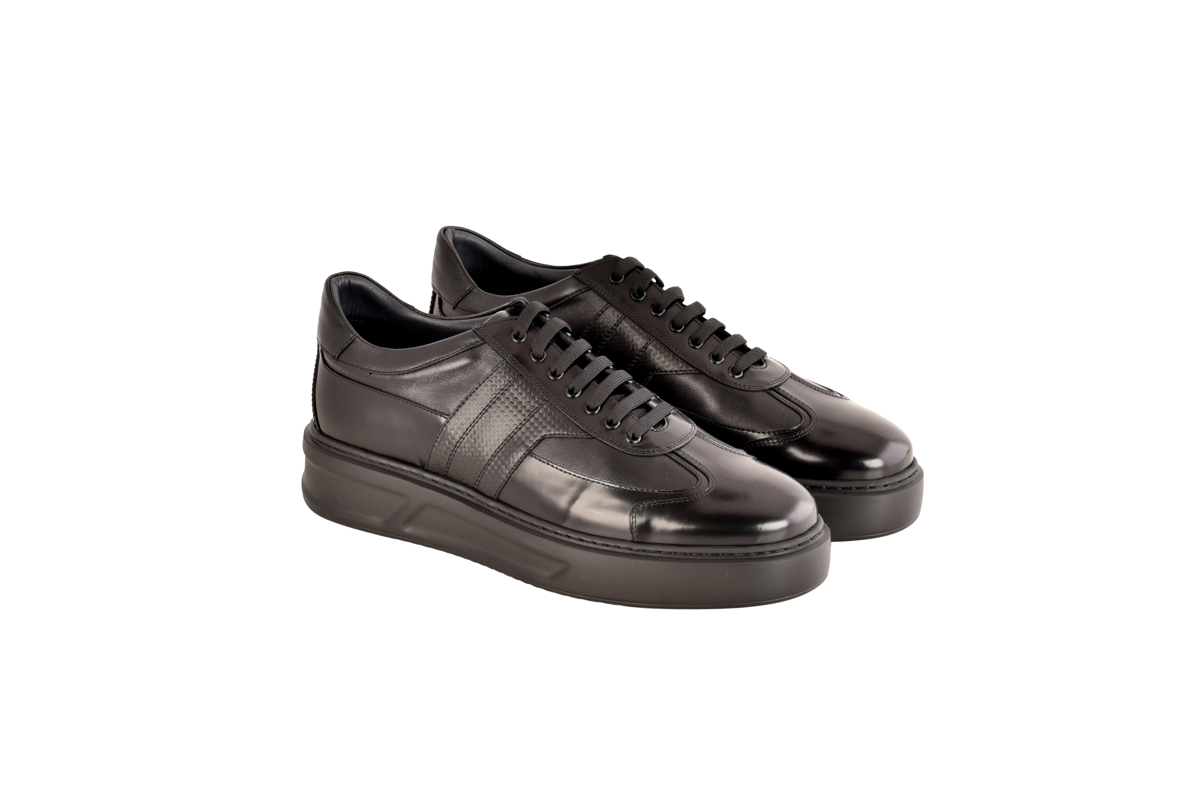 C0130-5769 Fashion Sneaker- Black