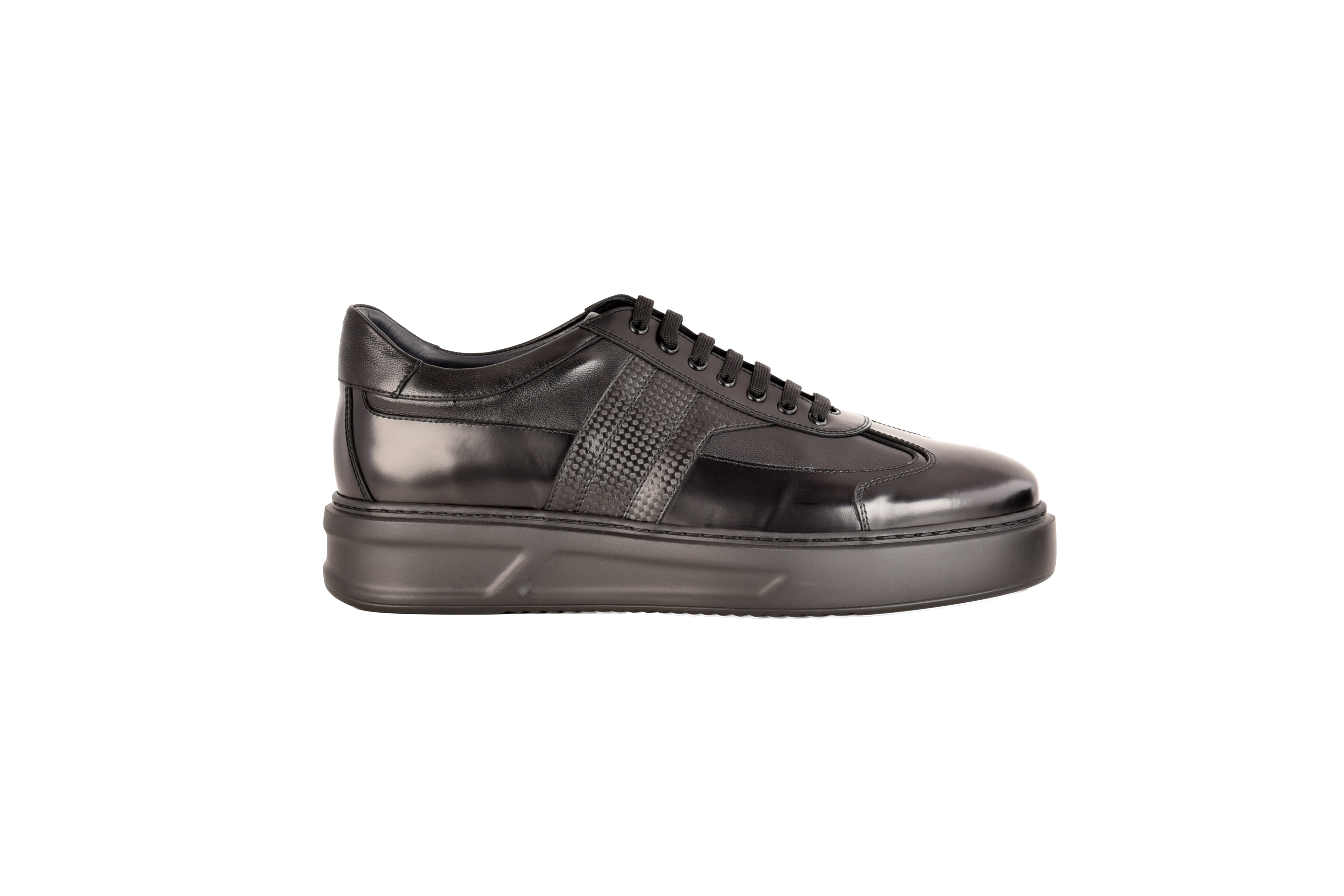 C0130-5769 Fashion Sneaker- Black