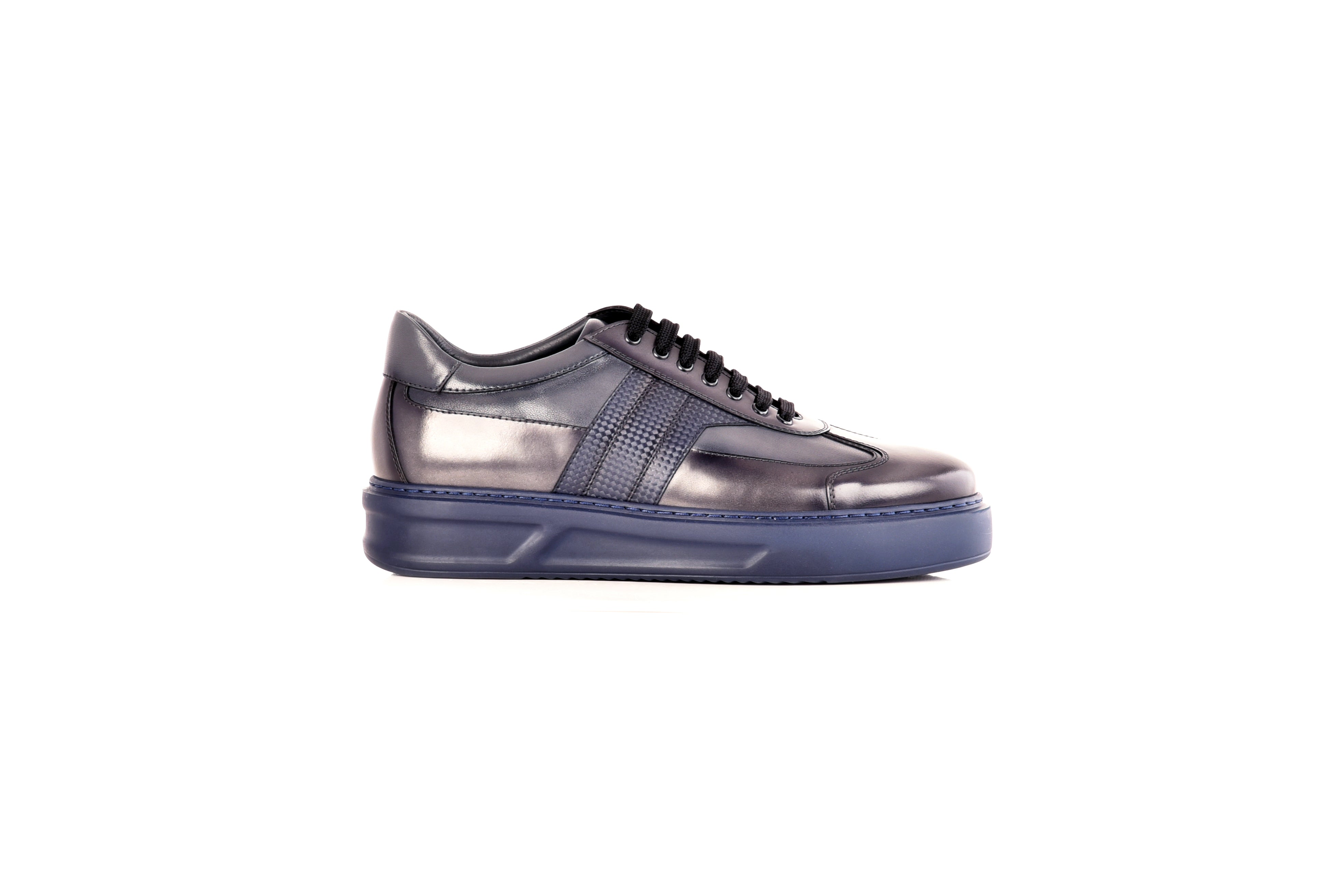 C0131-5769 Fashion Sneaker- Grey/Navy