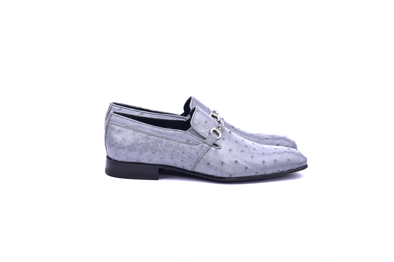 C0228- 5776 Genuine Ostrich -Grey