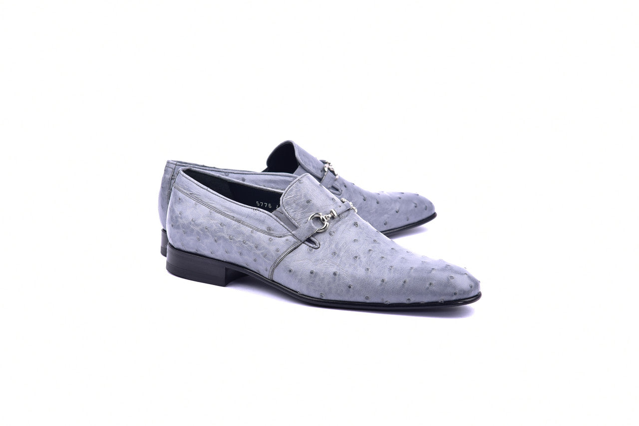 C0228- 5776 Genuine Ostrich -Grey