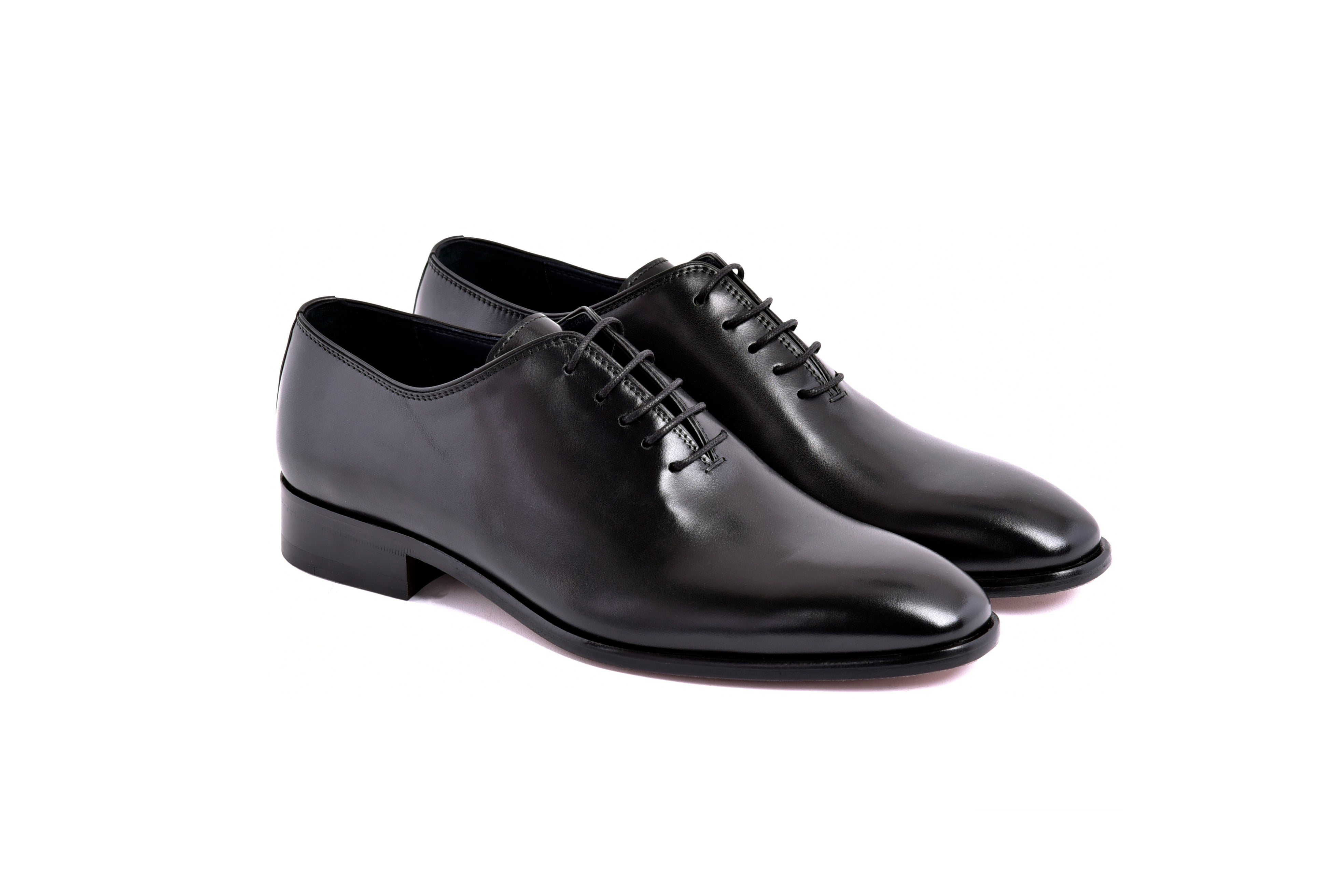 C0001110-6292OXF-Plain Toe Laceup- Black