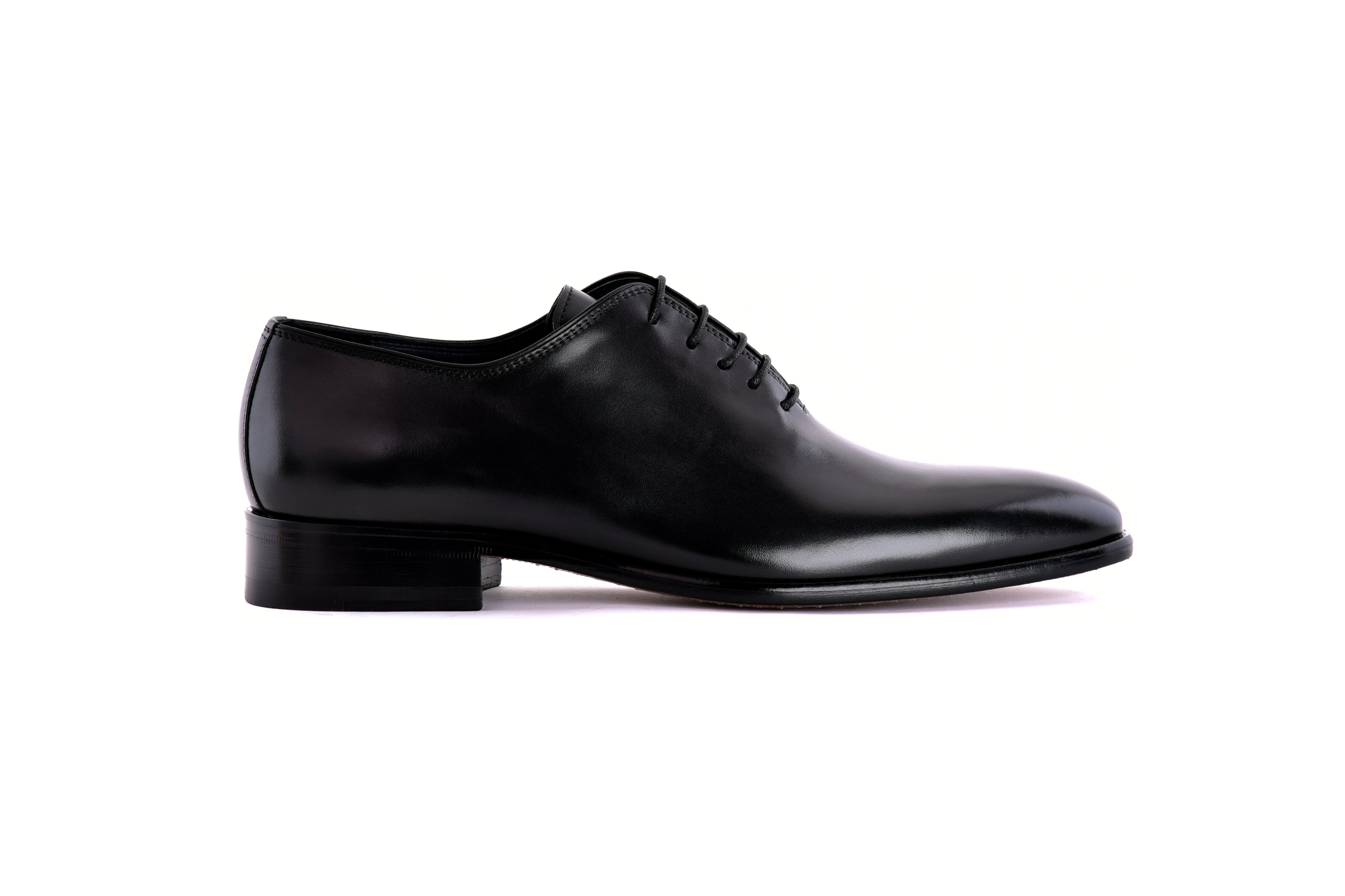 C0001110-6292OXF-Plain Toe Laceup- Black