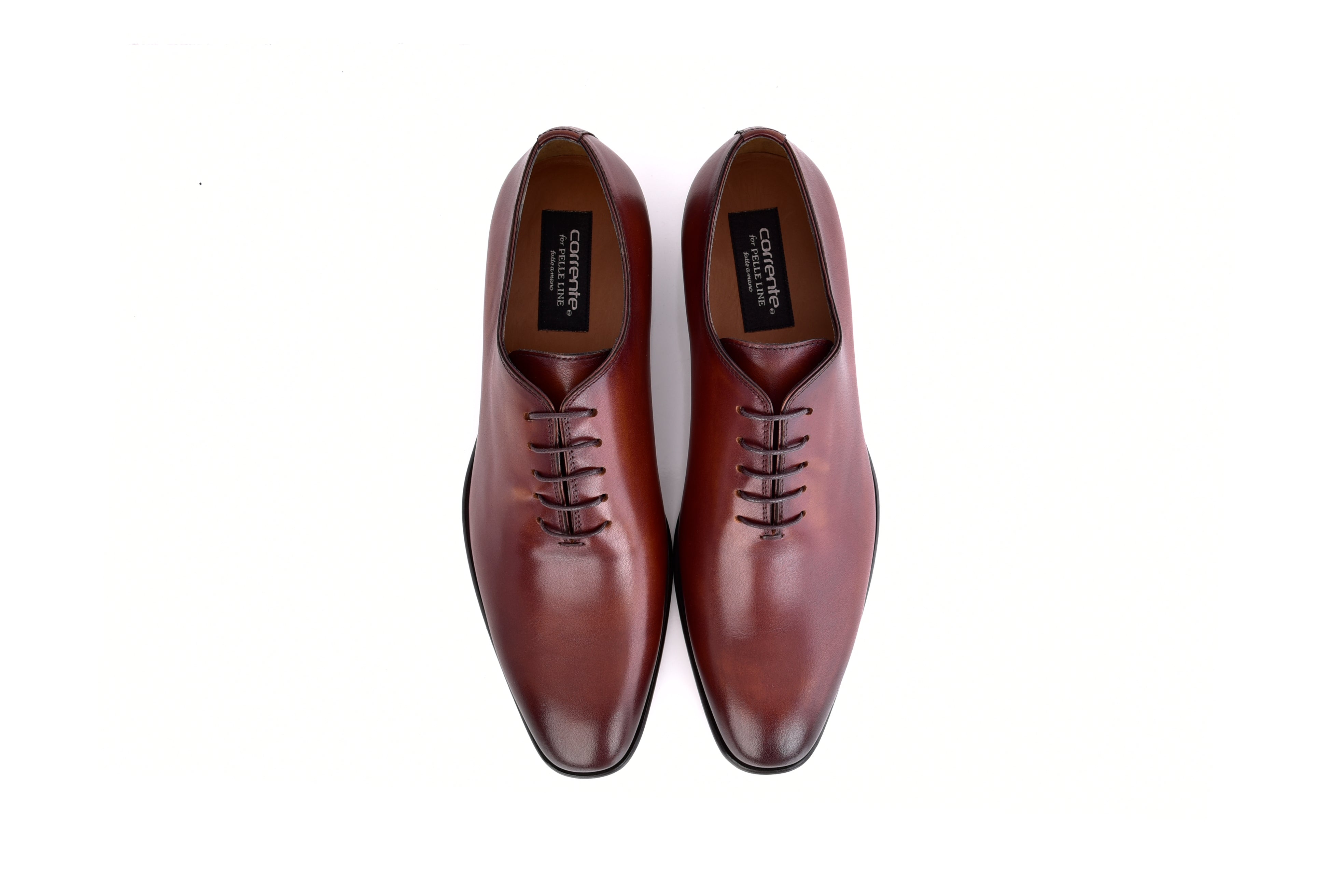 C0001109-6292OXF- Plain toe lace up-Tan