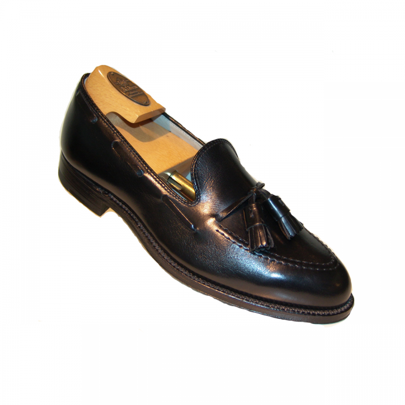 Alden Tassel moccasin Loafer 660 Black | PelleLine.com