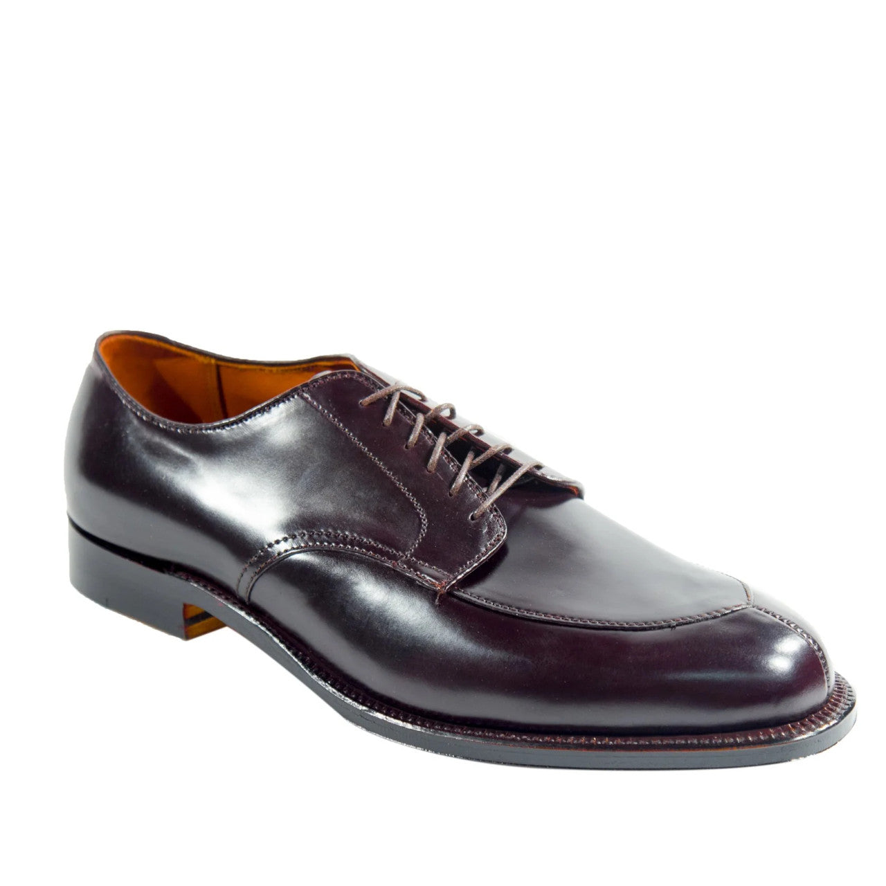 Alden V tip Split toe Lace up D6616 - color 8 Cordovan