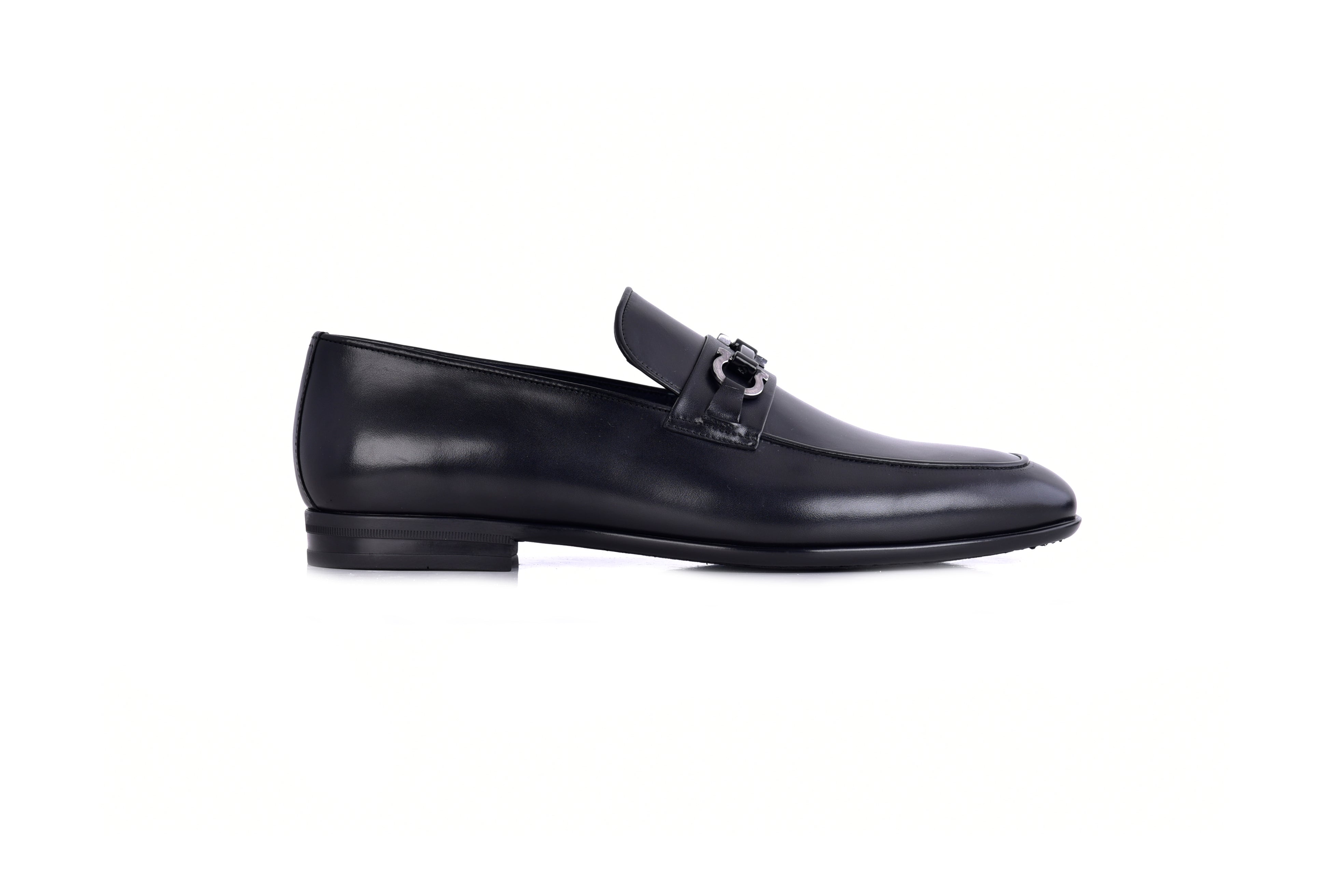 C000136-6627 Buckle Loafer- Black