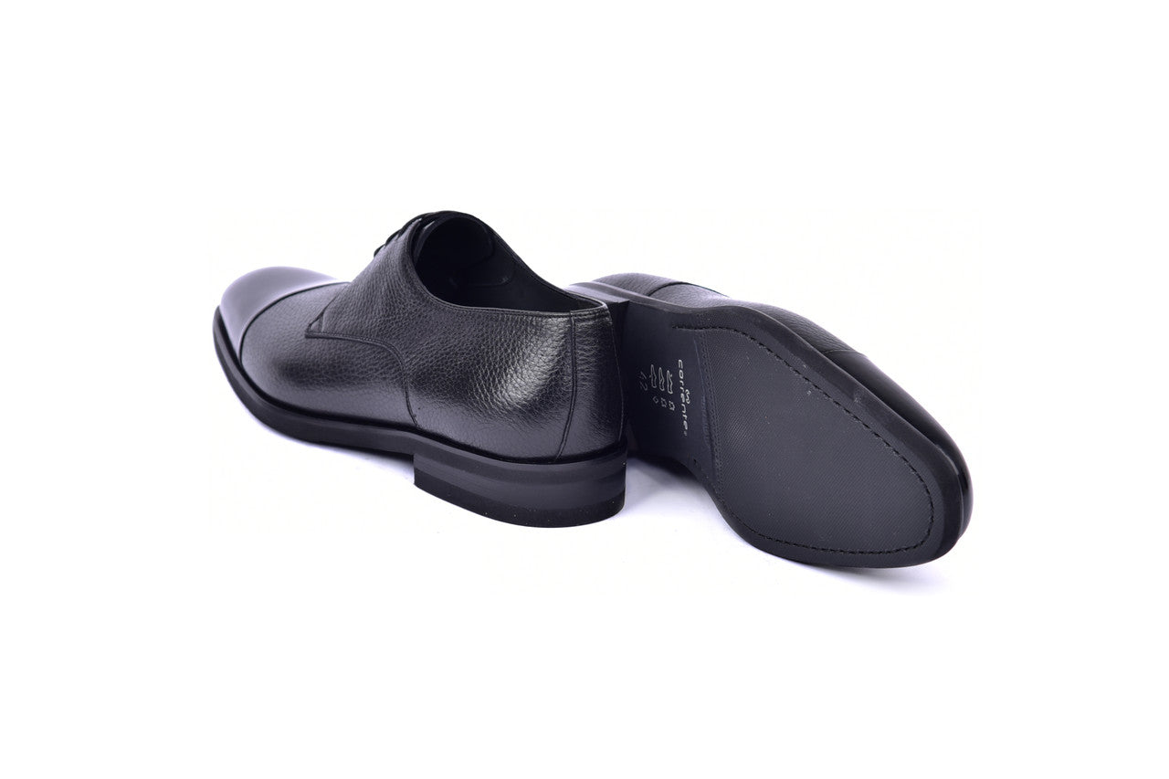 C001105-6793 Cap toe Deer skin- Black