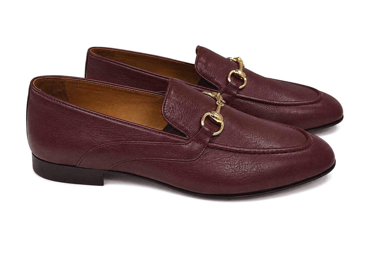 CU00022 -7195 Bit buckle loafer- Burgundy