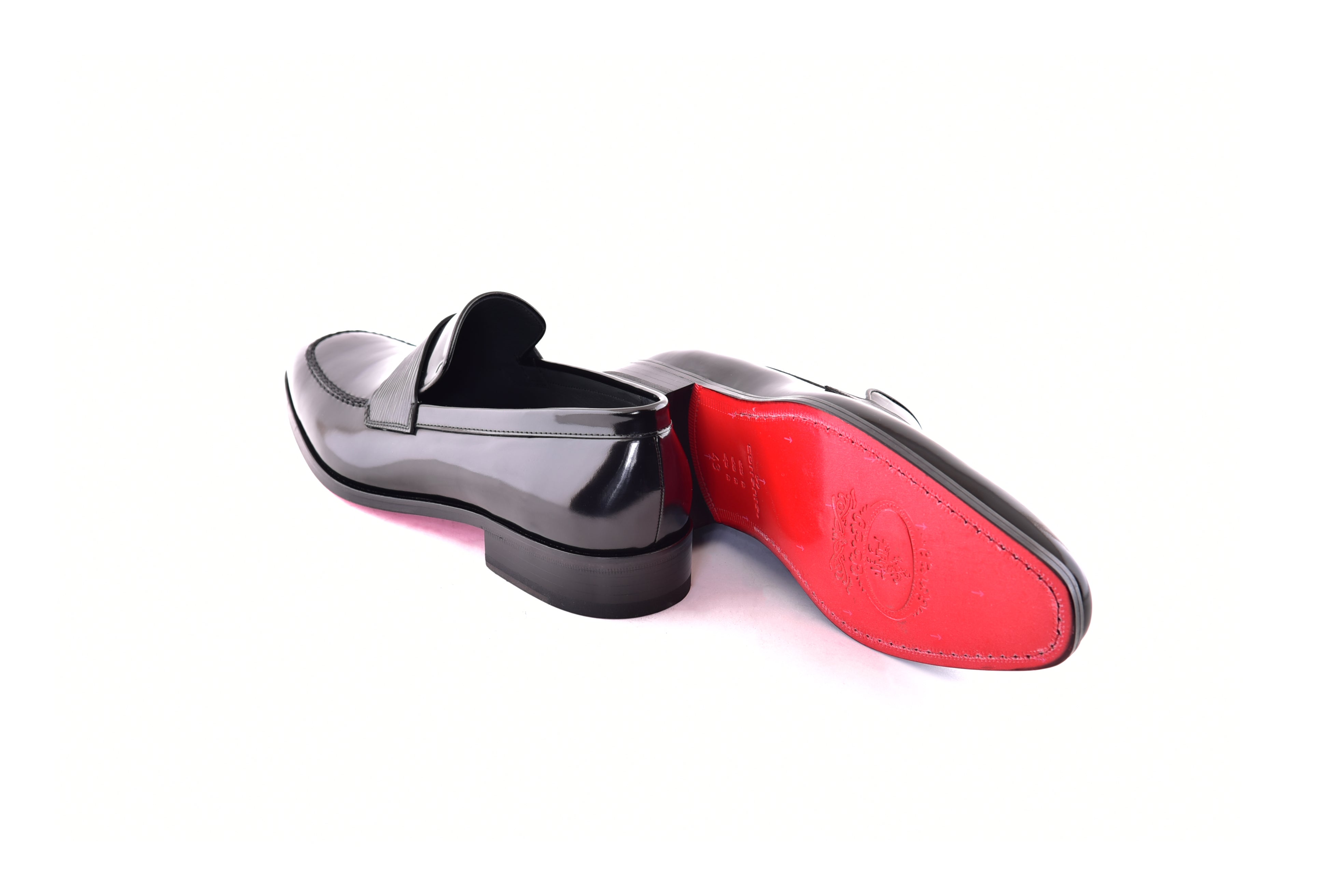 C000210-7425 Formal Loafer-Black Luxe leather