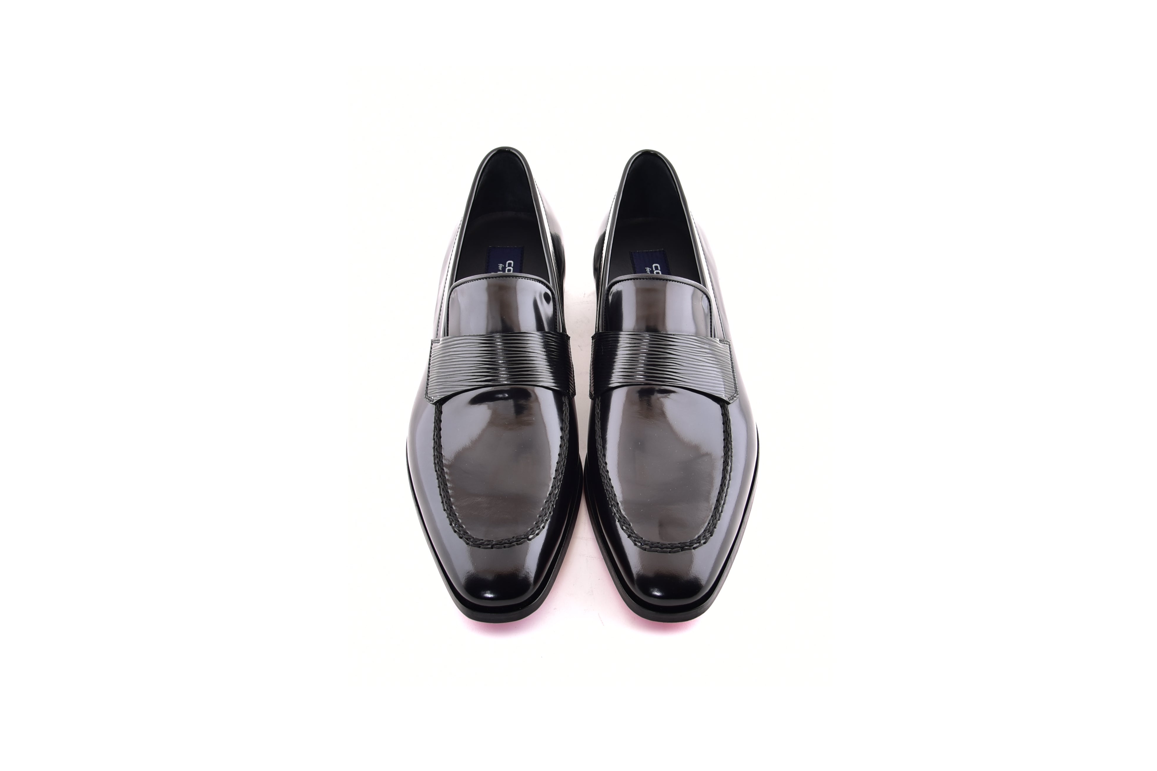 C000210-7425 Formal Loafer-Black Luxe leather