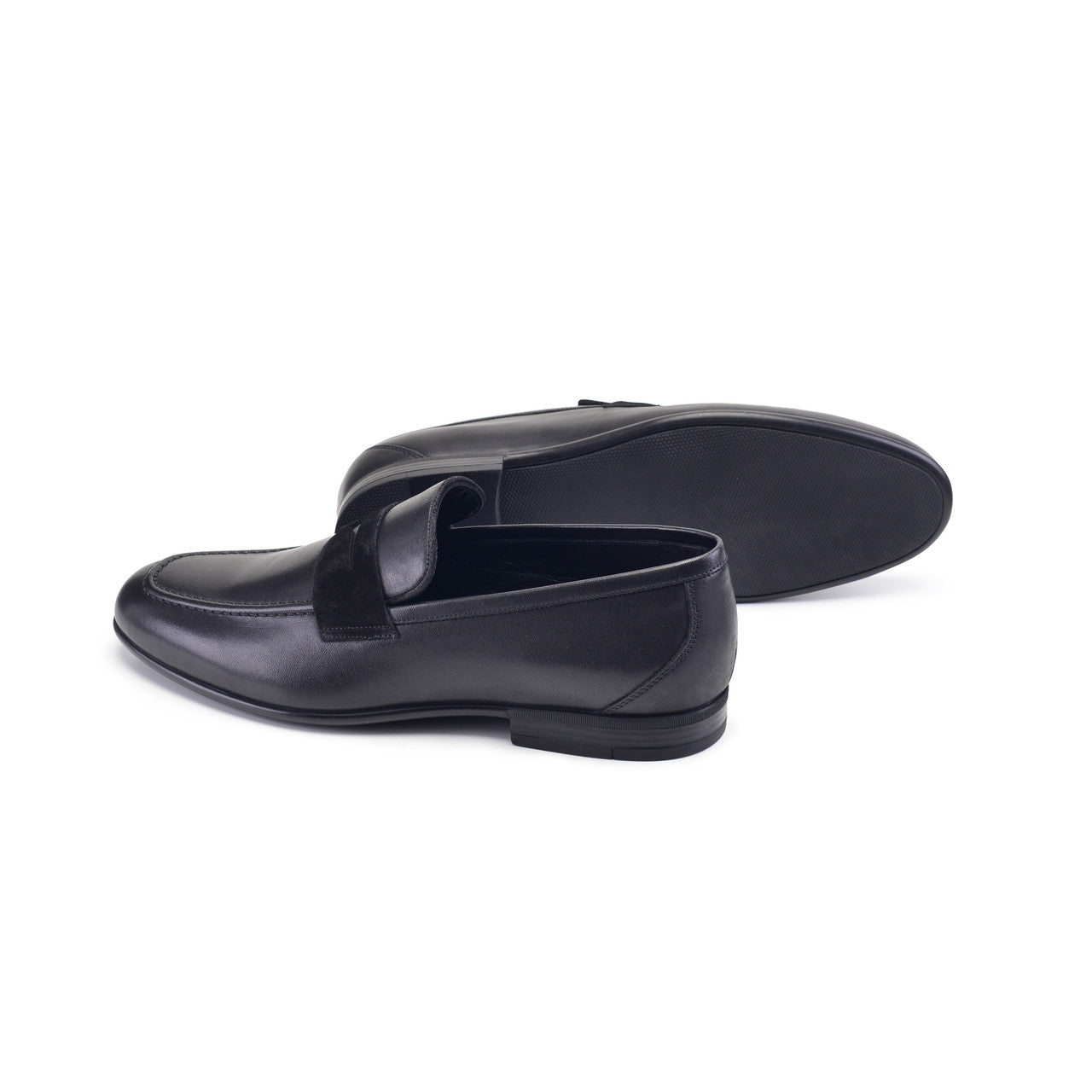 Pelle Line- Bruno Penny Loafer - Black