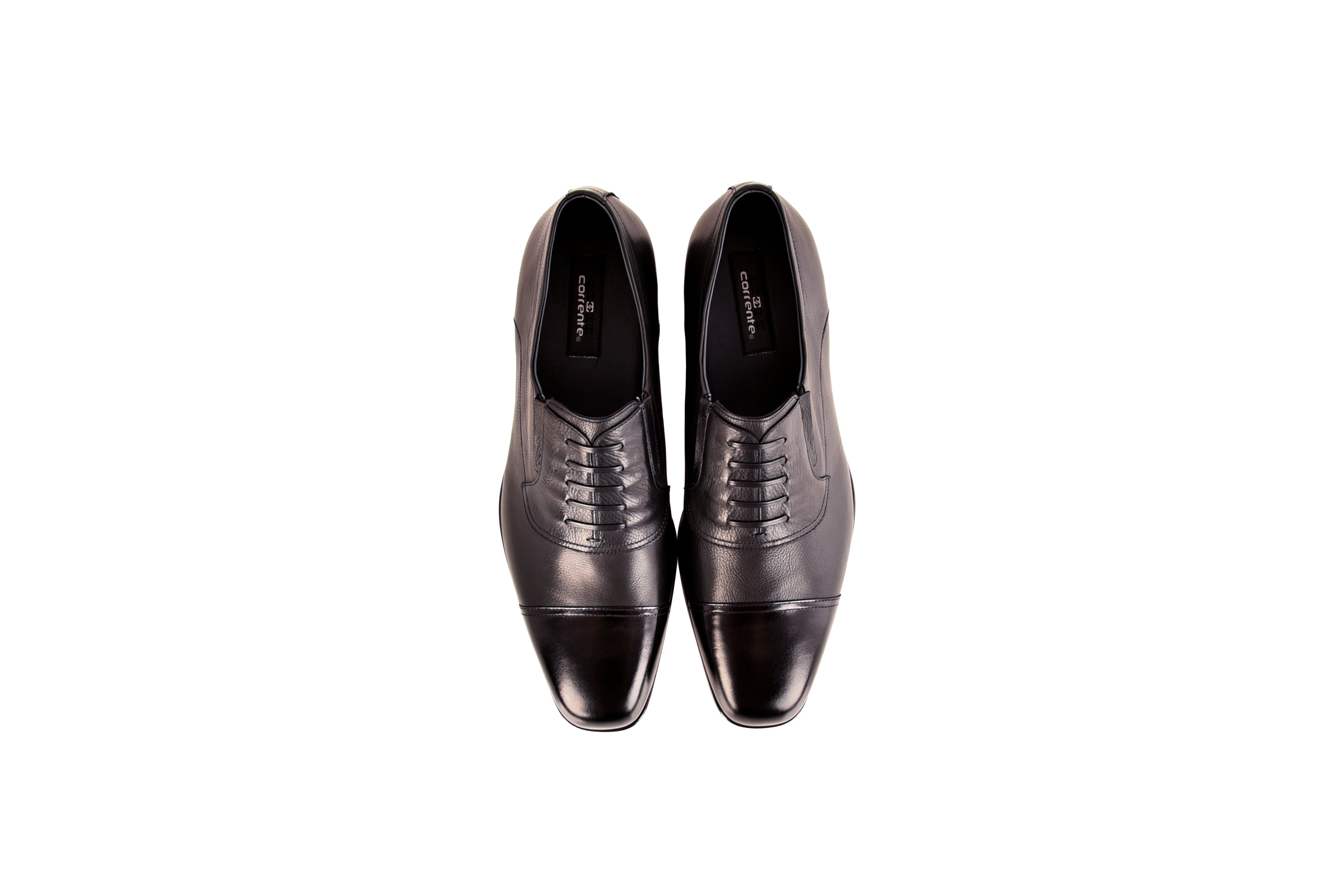 C0112- 7552 Laceless Cap toe - Black