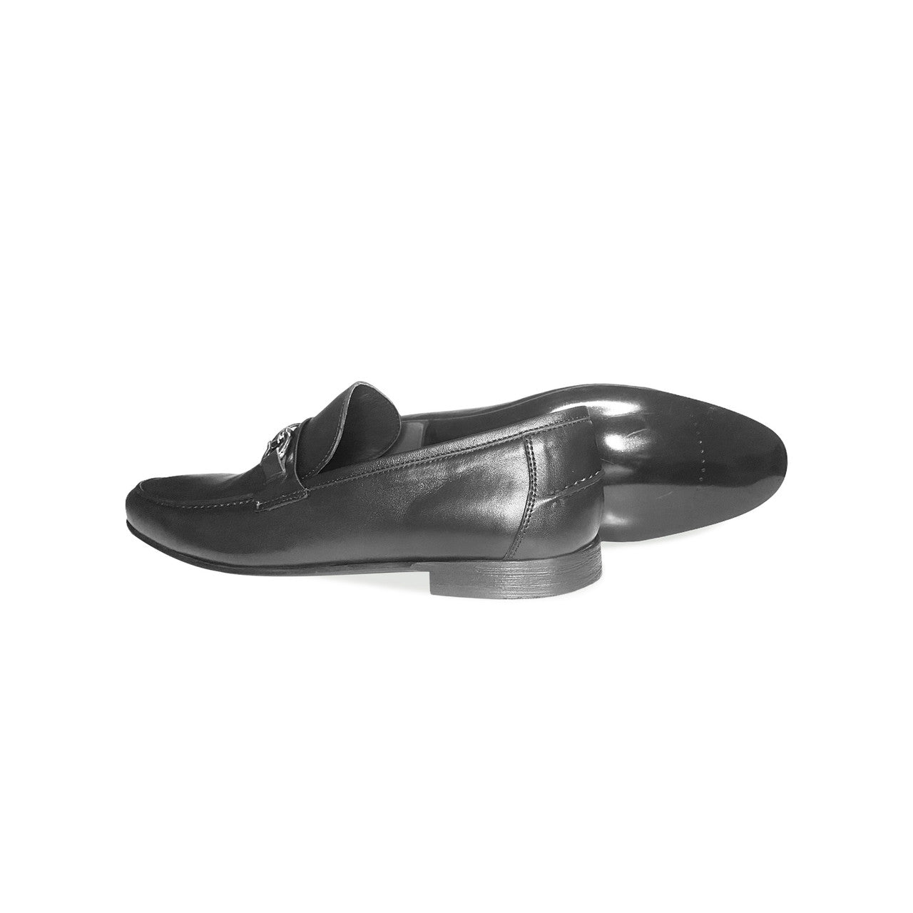 Pelle Line Exclusive 8320 Buckle Loafer- Black