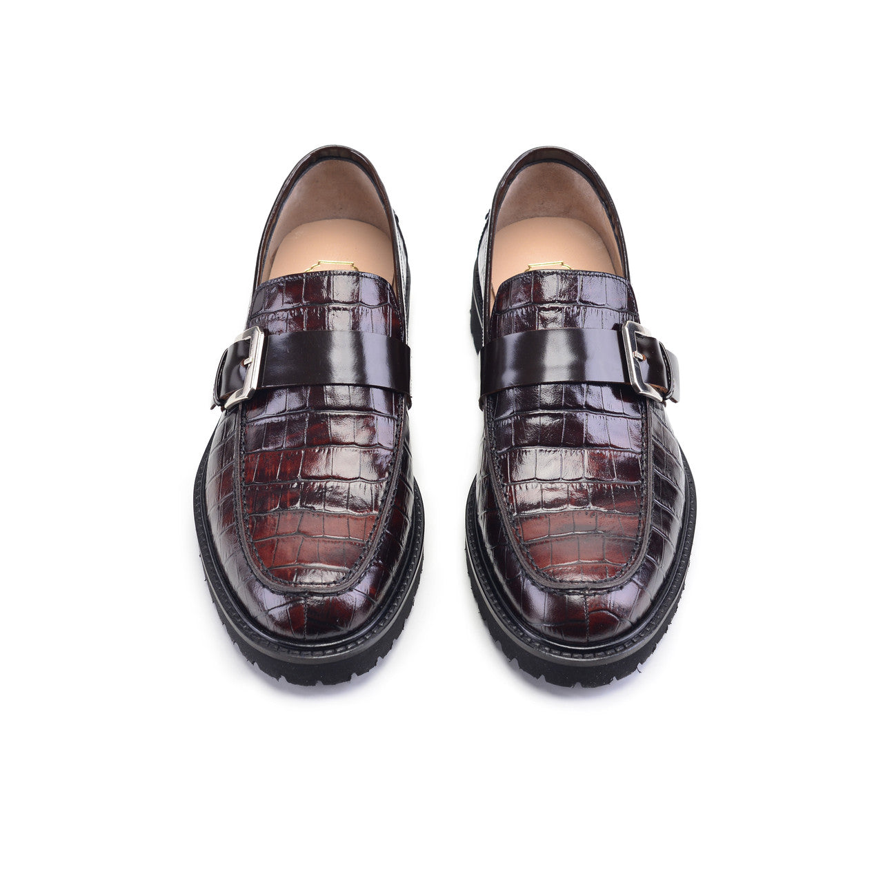 Pelle Line- Brody Croco print loafer - Brown