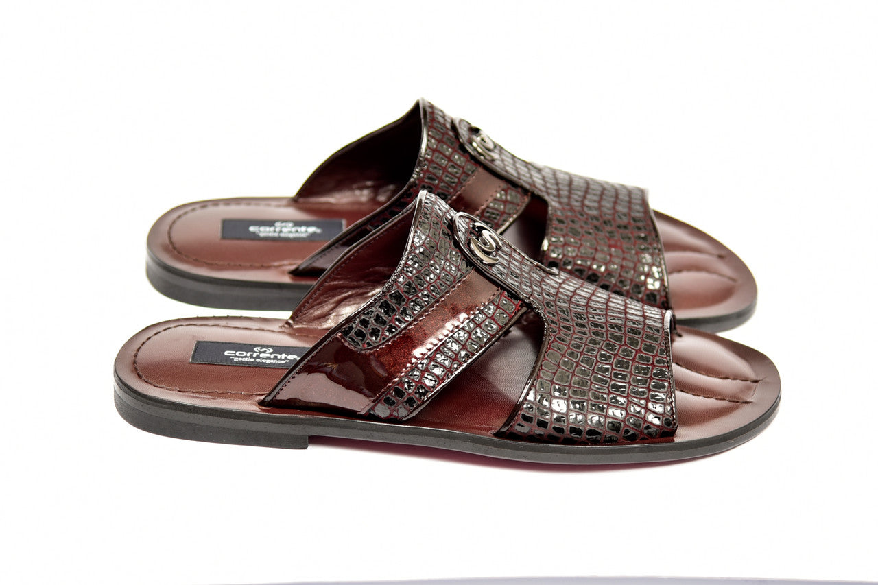 C0071-5829 Sandal - Burgundy