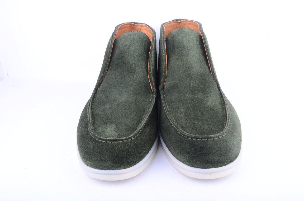 Pelle Line Spencer Suede half boot- Green
