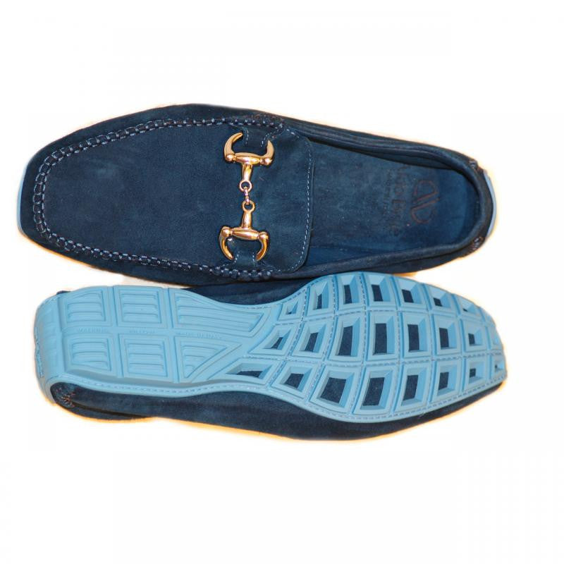 Aldo Brue Stefano Suede Driver Blue