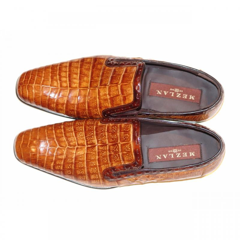Mezlan, Grande, alligator Loafer Honey | PelleLine.com display picture 1