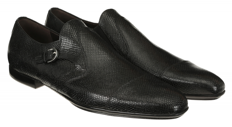 Cesare Paciotti 48309 Iguana Monk Strap Black