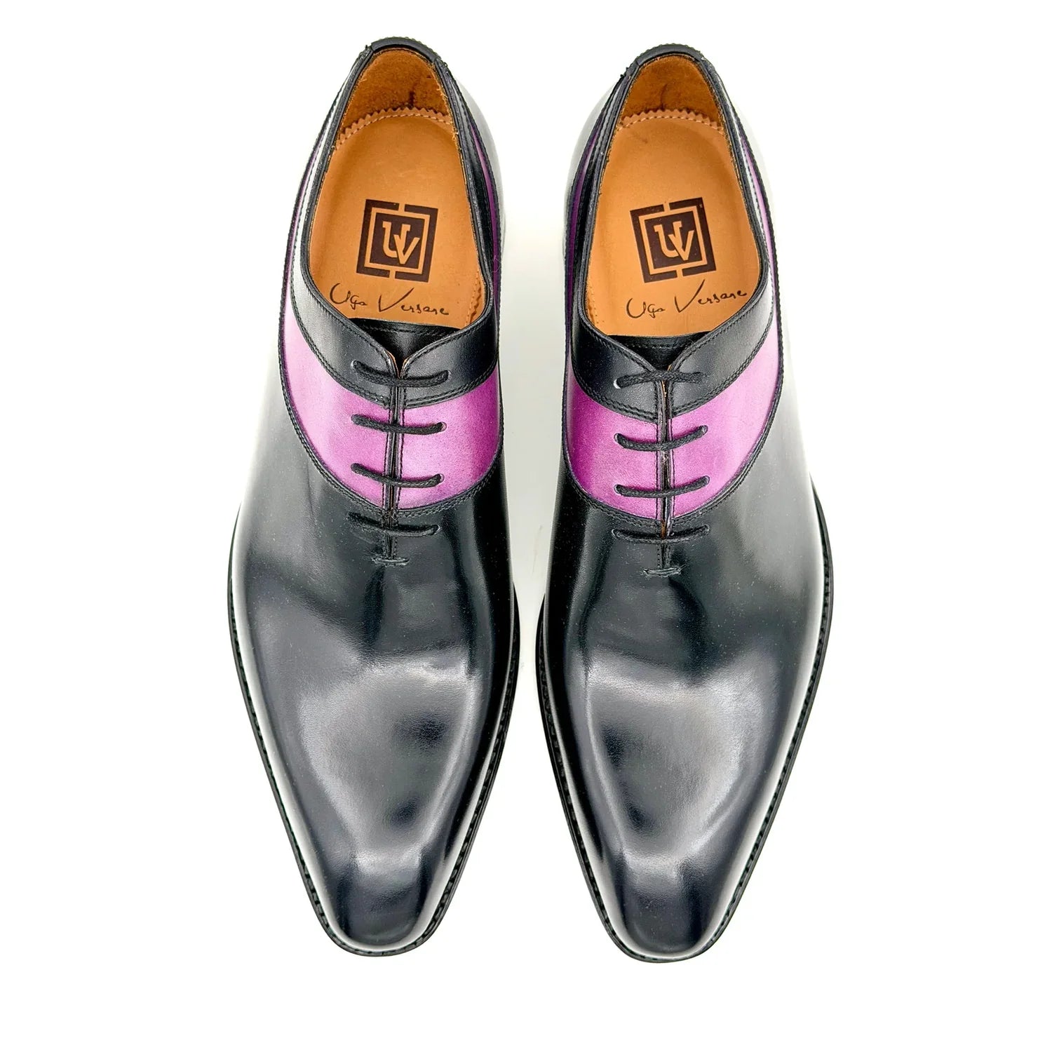 Ugo Vasare -Oliver Leather Two Tone Oxford Purple