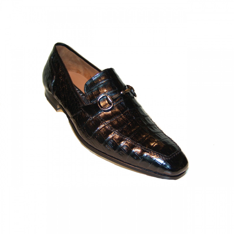 Mezlan Torino Alligator bit Loafer Taupe