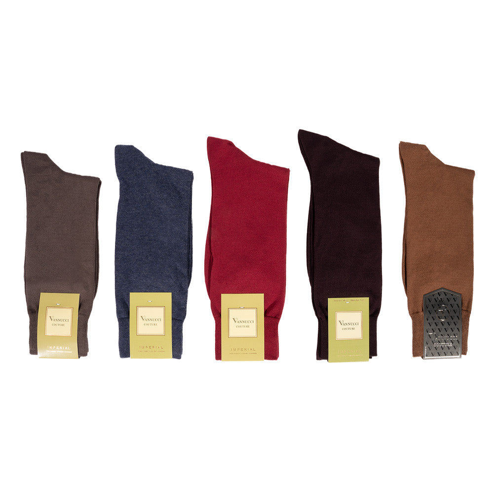 Vannucci Italian Fabric Socks V1126