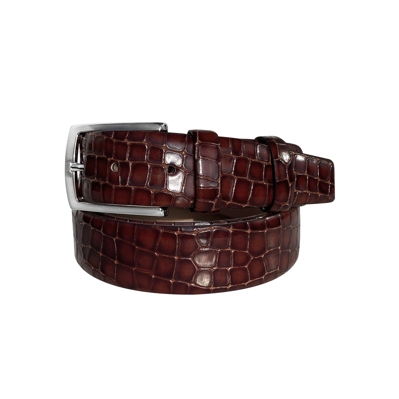 Corrente Men's Leather Belt - 3470 Cognac