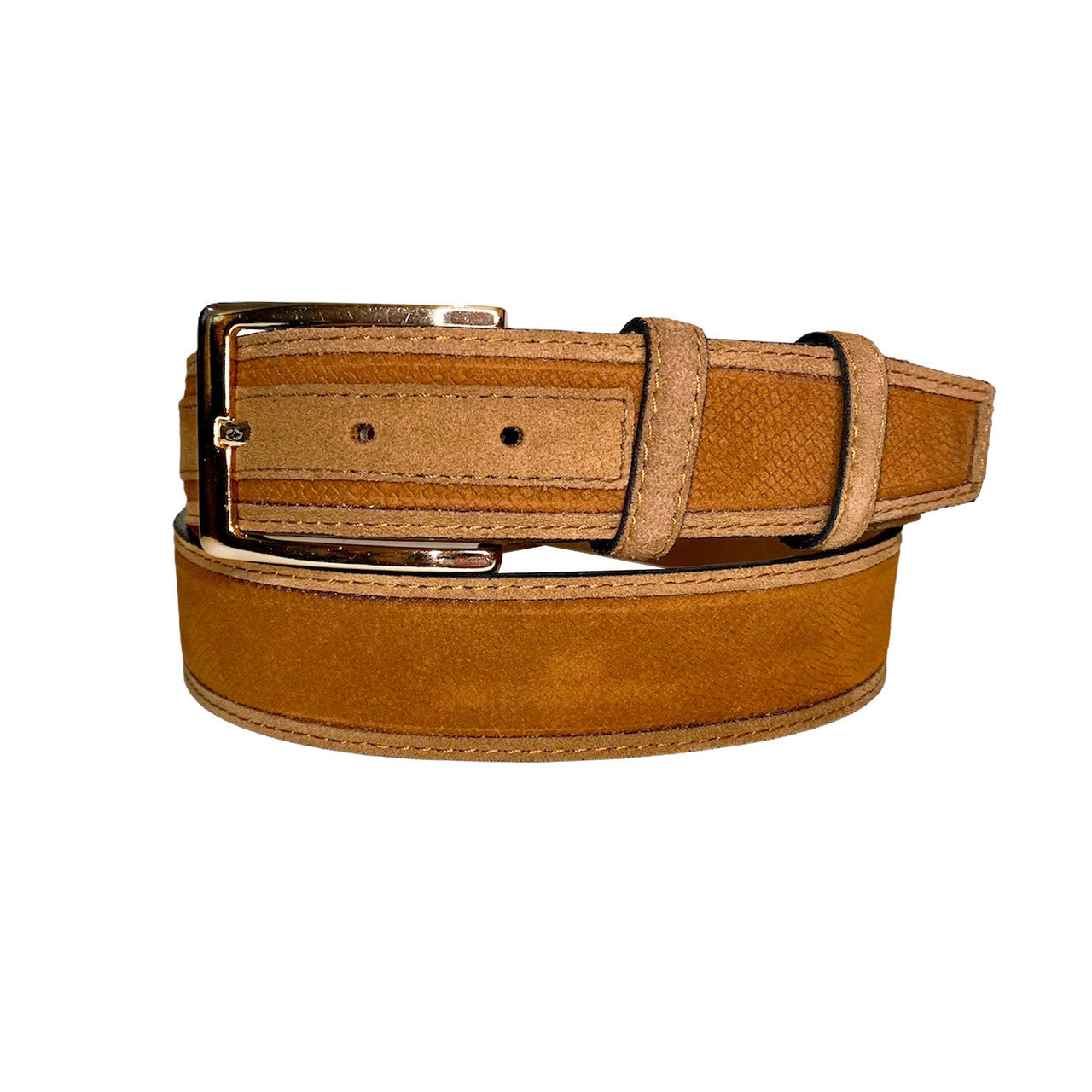 Corrente Men's Leather Belt - 5776 Tan