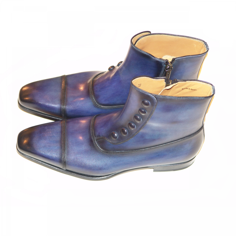 Magnanni Seleccion Collection 14430 Zipper Boot Oceano Blue