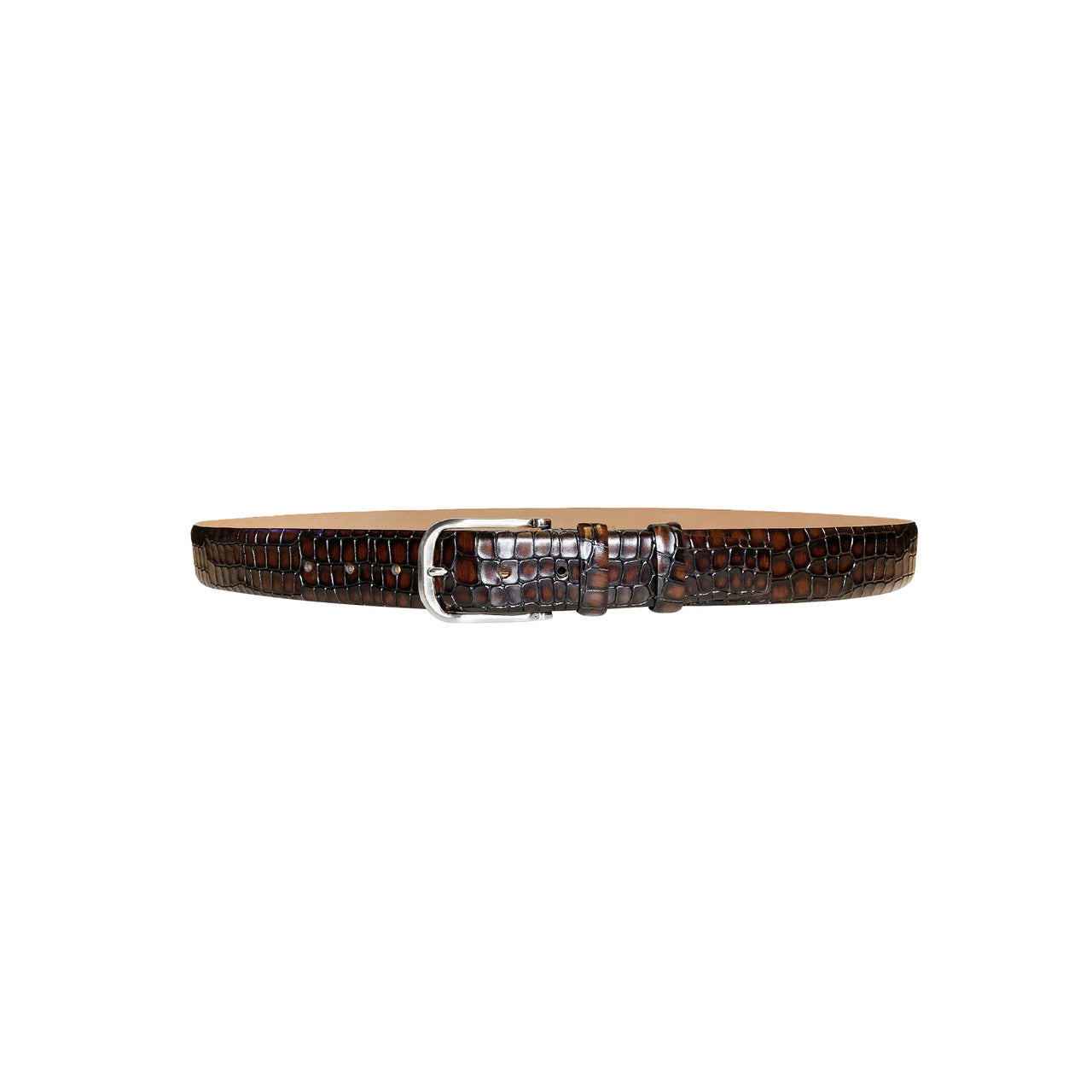 Corrente Men's Leather Belt - 3470 Brown