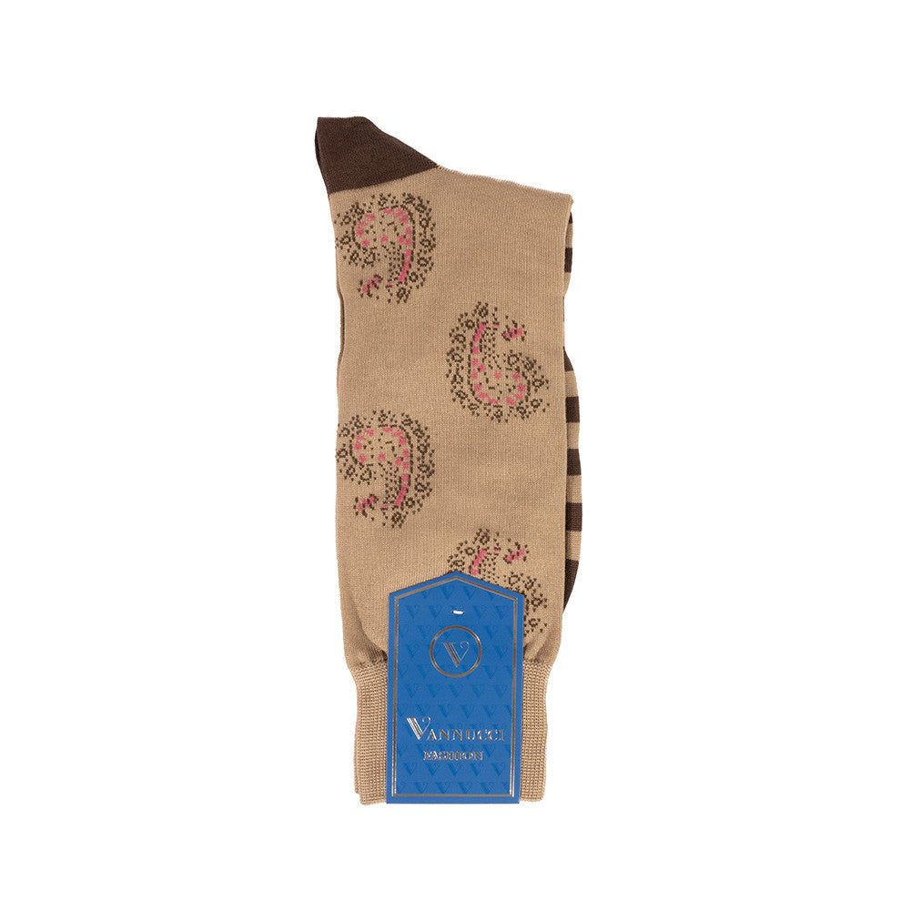 Vannucci Italian Fabric Socks V1504