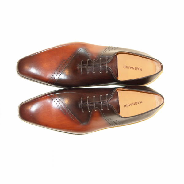Magnanni Exclusive 7626 Lace Up Cognac-Brown | PelleLine.com