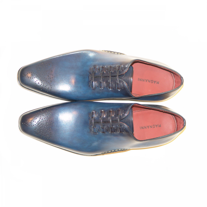 Magnanni Exclusive 7970 Lace Up Blue | PelleLine.com