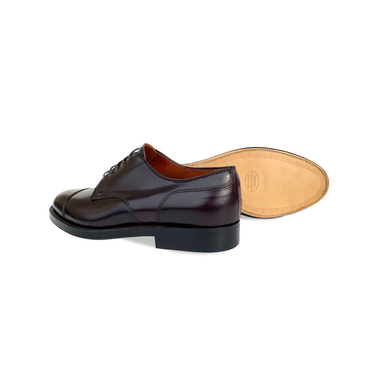 Alden Shell Cordovan Straight Tip Blucher 2160 Dark Burgundy