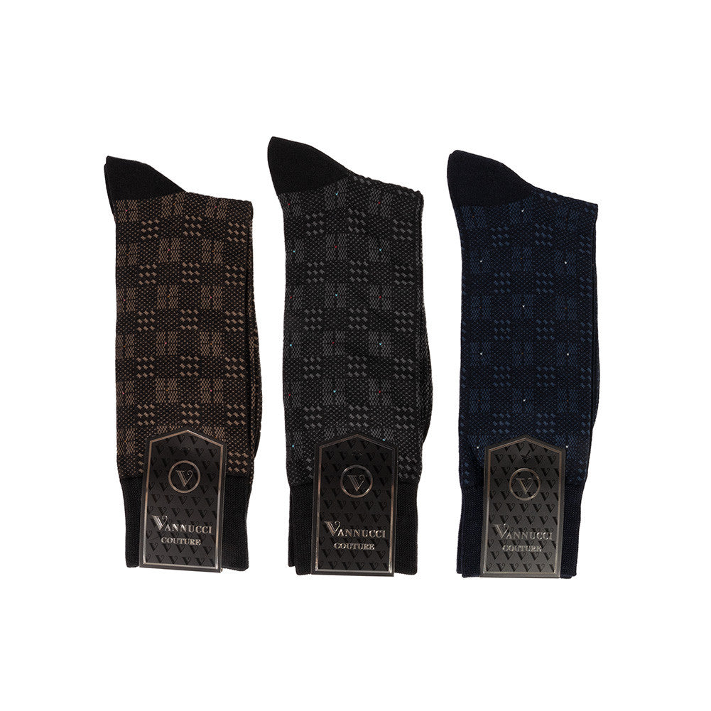 Vannucci Italian Fabric Socks V265