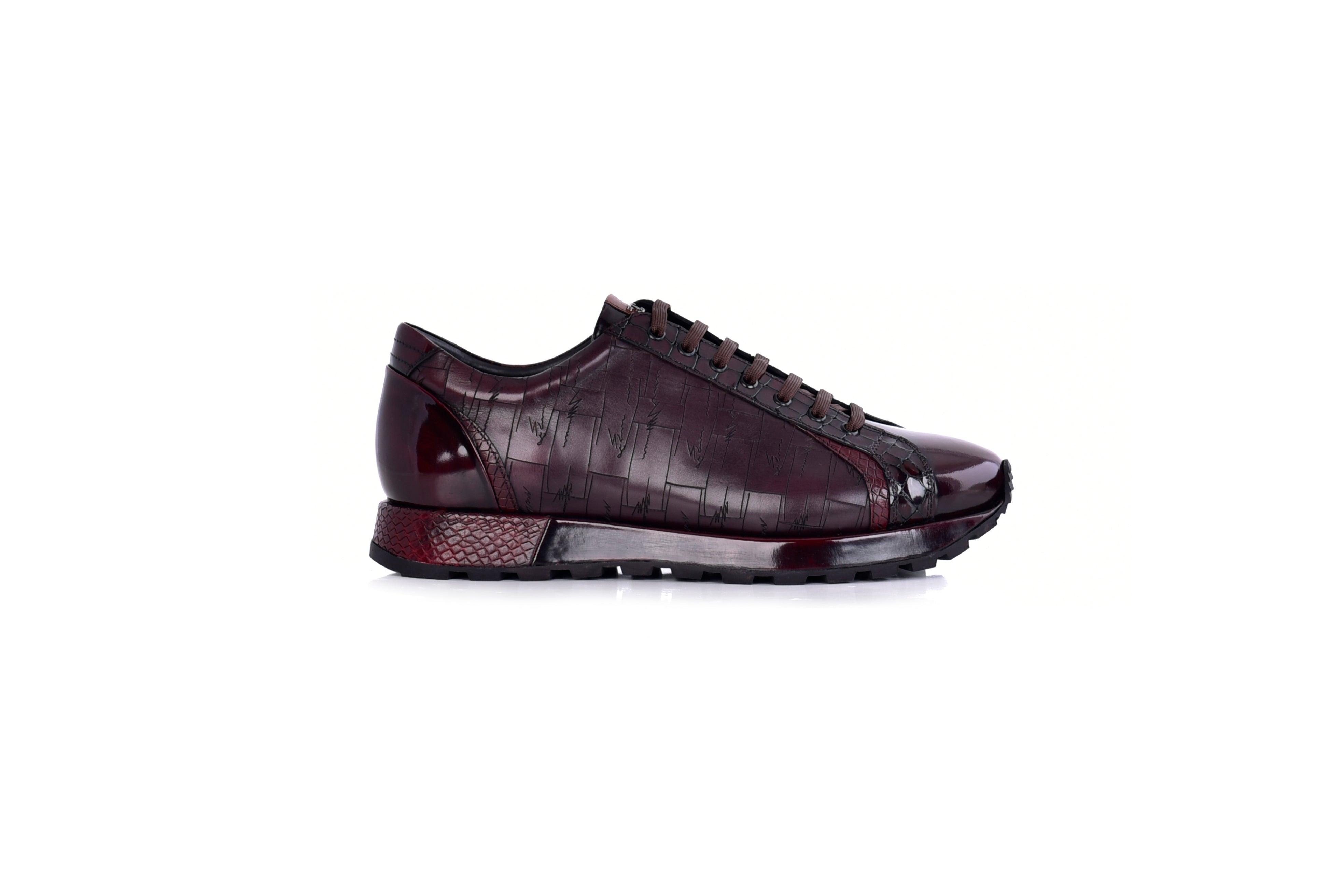 C0013043-5581 L  Fashion Sneaker- Burgundy