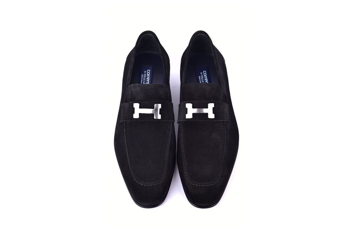 C02003-5760S H buckle Suede-Black